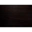 Bibliothèque à 4 niveaux avec structure en métal noir et tablette brune H 61,5 "stratifié foncé