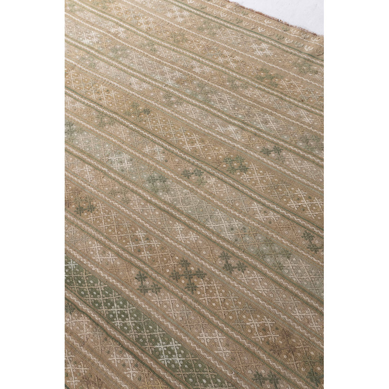 One-of-a-Kind 7'2 X 9' Flatweave Area Rug