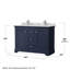 Ensemble de meuble-lavabo double 48 po Avery-50134322-97811708