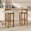 Ensemble de 2 chaises d'appoint en bois-942756261
