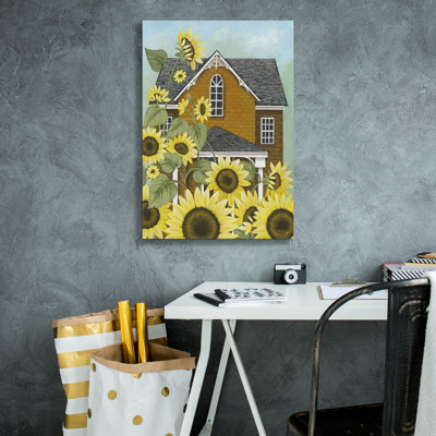  «Sunflowers» par Tanya Nyp, art mural sur toile, 18 po x 26 po