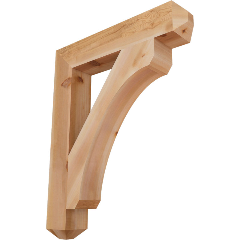 Support l 5 1/2 po x P 34 po x H 42 po Legacy Craftsman, cèdre rouge de l'Ouest, Cèdre rouge, H 42 po x l 5,5 po x P 34 po
