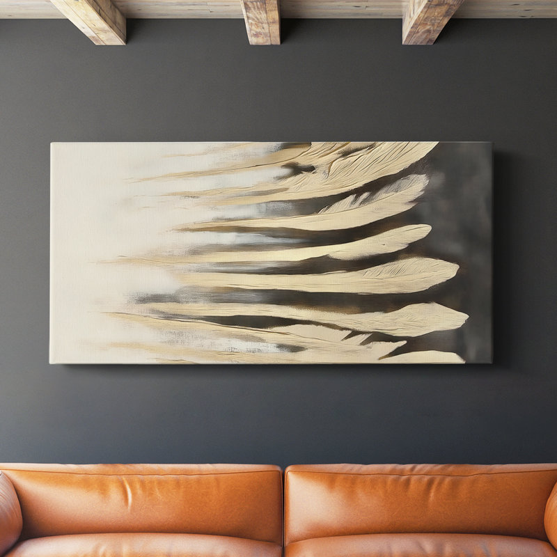 "Abstract Series" 10 # XIX-Gallery, toile tendue, H 24 po x l 48 po