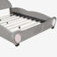Ashraff Platform Bed with Bear-Shaped Headboard, with Bed-End Storage Pocket-966285116-966285115