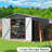 7.4 ft. W x 7.4 ft. D Outdoor Metal Shed Storage with Floor, Reinforced Steel Frame and Lockable Doors