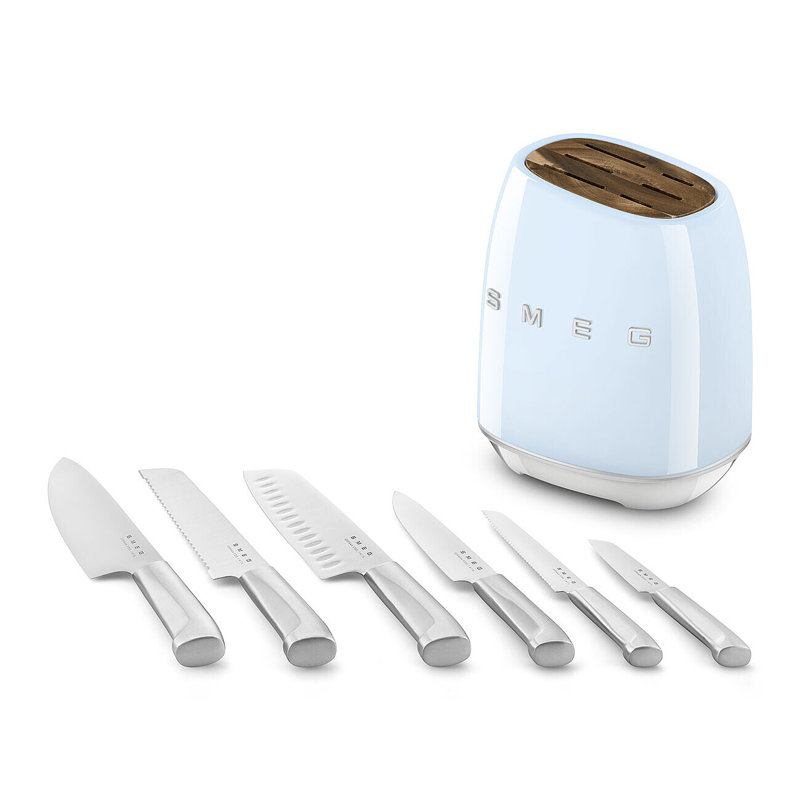 Ensemble de porte-couteaux Smeg, Bleu