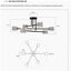 Luminaire suspendu moderne, avec porte-lampe (y compris 6 ampoules G9), luminaire suspendu en cristal semi-encastré moderne, adapté pour la salle à manger, la chambre à coucher, le salon - noir mat + or mat