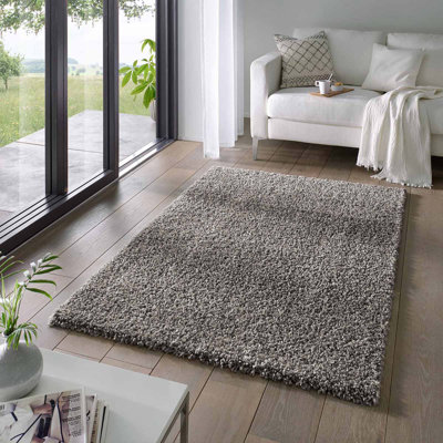 Alrai Solid Colour Shag Area Rug