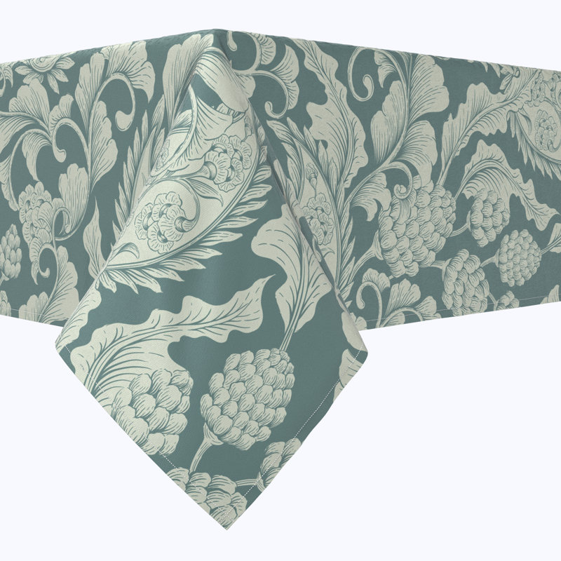 Floral 176 Cotton Tablecloths Floral, 84" x 52"