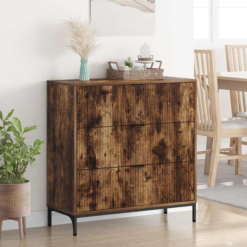 79.5cm Sideboard, Smoked Oak