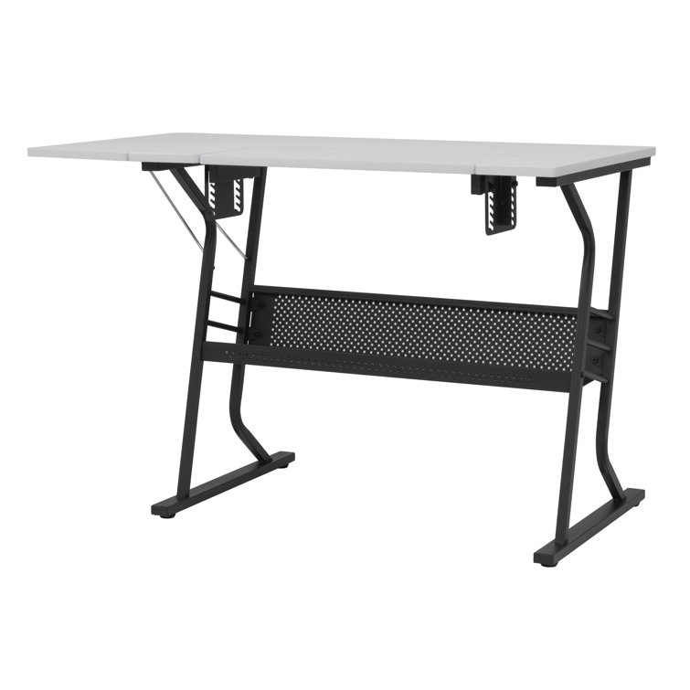 46.3'' x 15.8'' Foldable Sewing Table with Sewing Machine Platform and <div  class=aod_buynow></div>– Inhomelivings