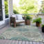 Tapis bleu sarcelle lavable à la machine intérieur / extérieur Xhevrie-1394284933