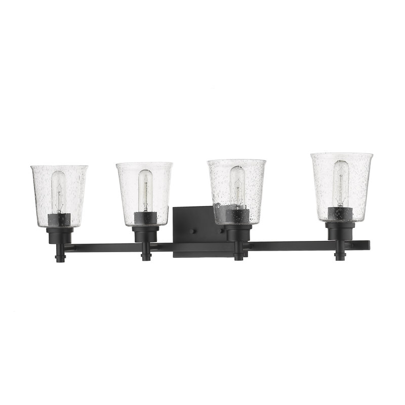 Masham 4 - Light Dimmable Vanity Light, Matte Black