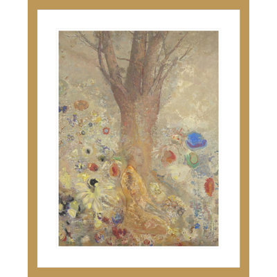 The Buddha by Odilon Redon -Framed Giclee Print