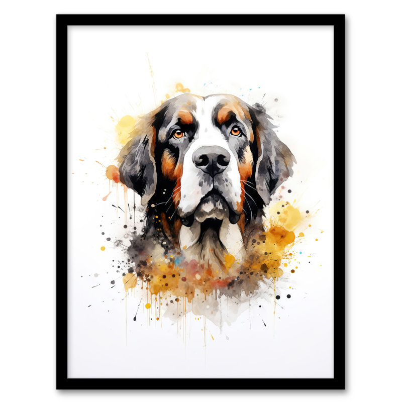 St. Bernard - Single Picture Frame Print