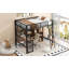 Lit mezzanine double en métal avec bureau intégré, garde-robe et tablettes, noir