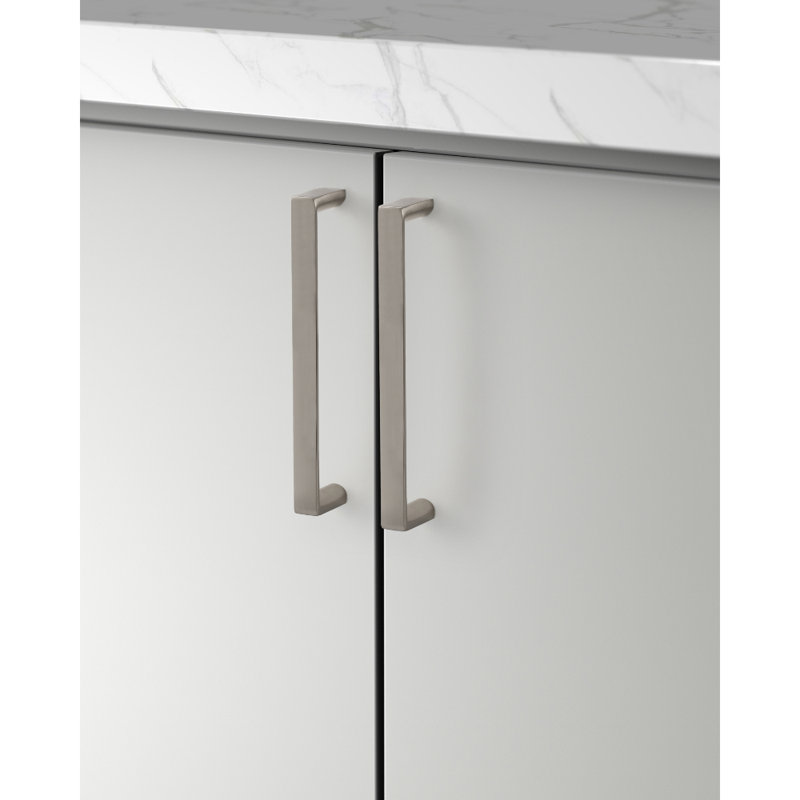 Solar Series 5 in. (128 mm) Center-to-Center Modern Polished Chrome Cabinet Handle/Pull (5-Pack), Chrome Plated