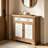 34.65" 2-door Solid Wood Sideboard for Small Space