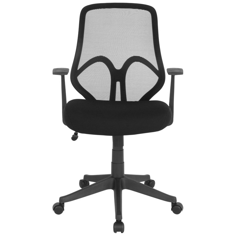 Chaise de bureau Salerno, Noir