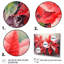 Poinsettia Flower Expressions - Floral Canvas Art Print-550311429-550311432
