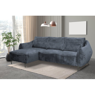 Adly 3 Seater Fabric Sofa & Chaise