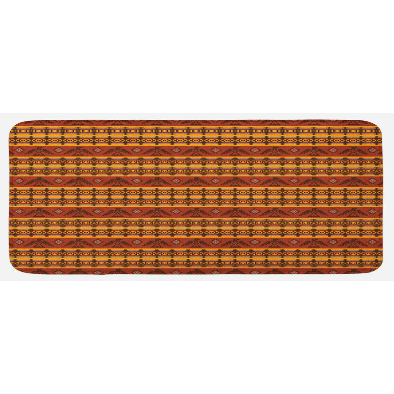 Eclectic Polyester Kitchen Mat