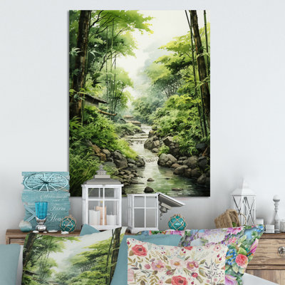 Salon japonais Art Misty Bamboo