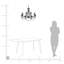 Abbottsmoor 8 - Light Candle Style Chandelier