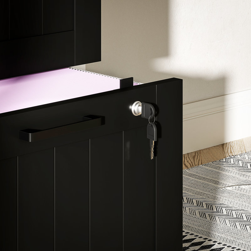 40 cm W Mobile, 131cm H x 40cm W x 40cm D, Black