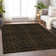 Premium Machine Washable Prisco Brown Rug