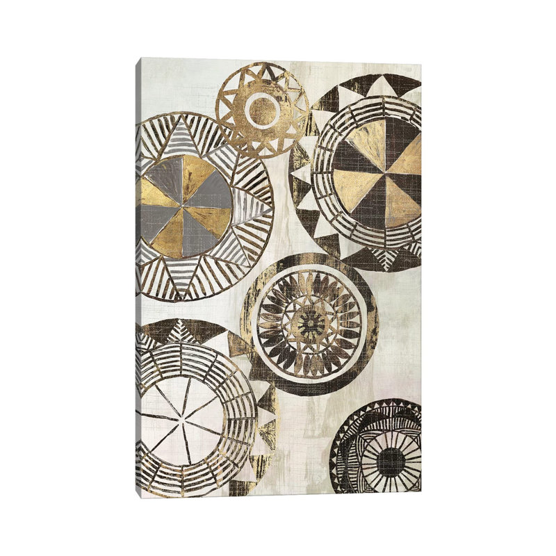 African Rings I 1 Piece Wrapped Canvas Wall Art, 30.48 cm H x 45.72 cm W