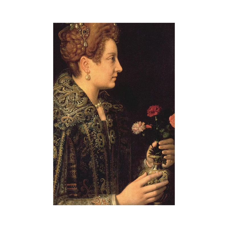 Portrait Of A Woman by Sofonisba Anguissola - Wrapped Canvas Painting, 30.48cm H x 20.32cm W x 1.91cm D