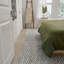 Shentel Hand Tufted Wool Area Rug in White/Black-1016191423