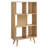 Modway Transmit 5 Shelf Wood Grain Bookcase-91110986
