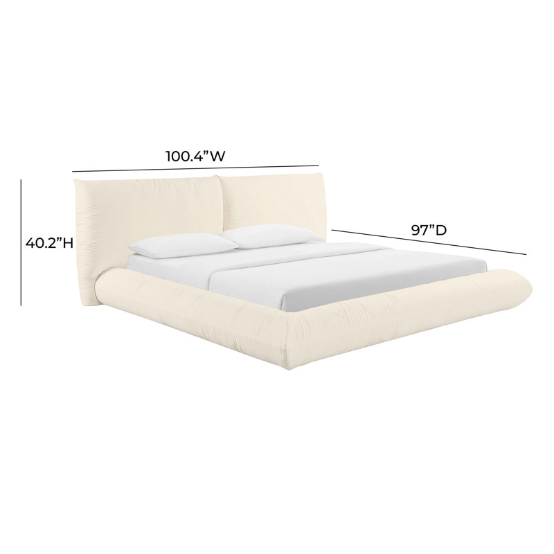Romp Cream 100% Recycled Linen UK Bed, Super King (6')