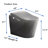 YINGZE Smart Bidet Toilet - Auto Flush, Foot Sensor, Heated Seat & Warm Water, Foam Shield, Comfort Height Elongated Bowl, 1.28 GPF Water-Saving, Gray-119702467