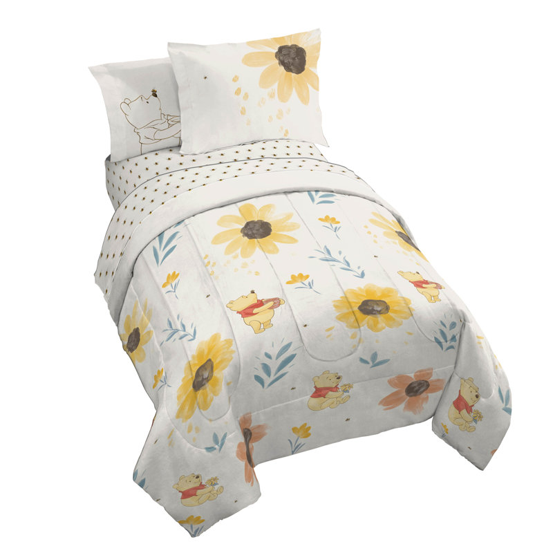 Ensemble de lit avec couvre-oreiller Winnie The Pooh, Lit simple