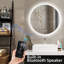 Miroir de salle de bain mural à DEL avec interrupteur, miroirs de salle de bain muraux-873748532