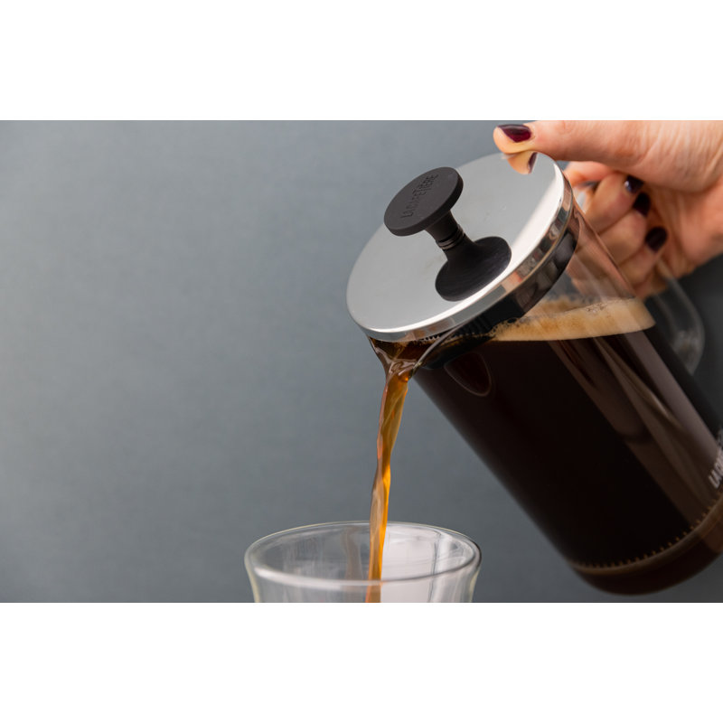 8 Cup Glass Cafetiere, 1 L