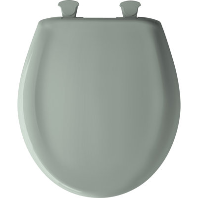 Siège de toilette rond en plastique