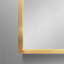 Armoire à pharmacie murale ou miroir encastrée en métal doré 16 x 28 pouces avec miroir