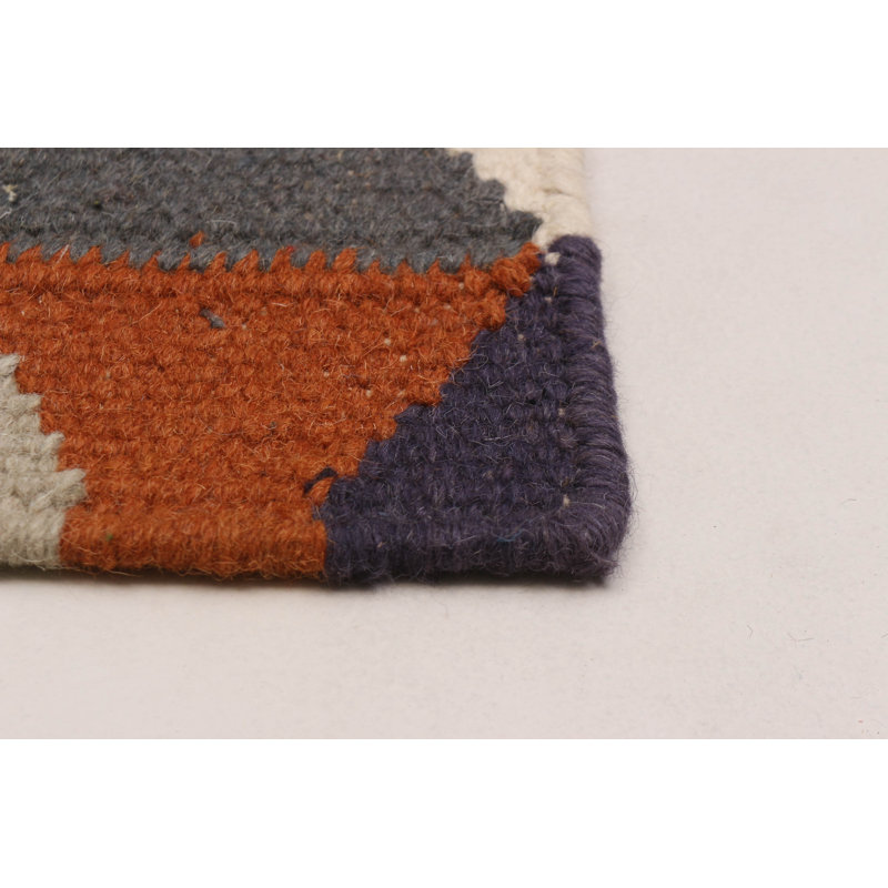 Tapis rectangulaire nouvel âge en laine 5 pi 2 po x 7 pi 9 po One-of-a-Kind