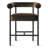 24" Modern Velvet Counter Stools, Upholstered Barrel Back Kitchen Island Counter Height Chairs With Powder Coated Metal Frame And Footrest-740198599