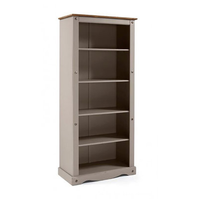 Zinna 72.5"" H x 31.75"" W Solid Wood Standard Bookcase -  Red Barrel StudioÂ®, 0CFB9339924C401AB0193CD7EA75FD24