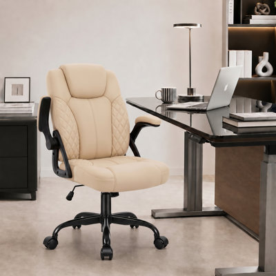 Chaise de bureau ergonomique en similicuir Kappello