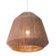 Lustre de plafond brossé naturel
