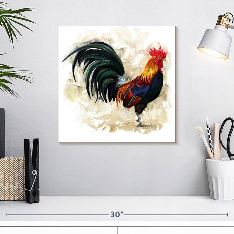 Brampt fier coq Brampt, H 16 po x l 16 po