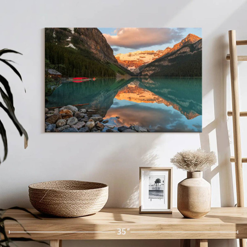 Alvord Lake Louise et les Rocheuses canadiennes, H 16 po x l 24 po