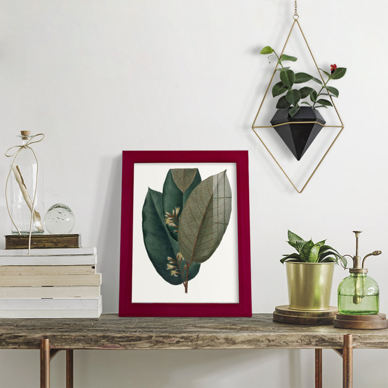 Fall Foliage I, reproduction d'art encadrée, Rouge, H 11 po x l 9 po x P 1 po