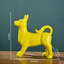 Chiot Fortune brillant en céramique - art décoratif à collectionner